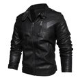 thumbnail image 4 of Vedolay Men's Jacket Open Front Cardigans Crochet Blazer Jacket Coat Black,3XL, 4 of 5