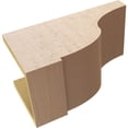thumbnail image 6 of 9"W x 18"D x 9"H Wide Van Buren Rough Cedar Woodgrain TimberThane Corbel, Primed Tan, 6 of 6