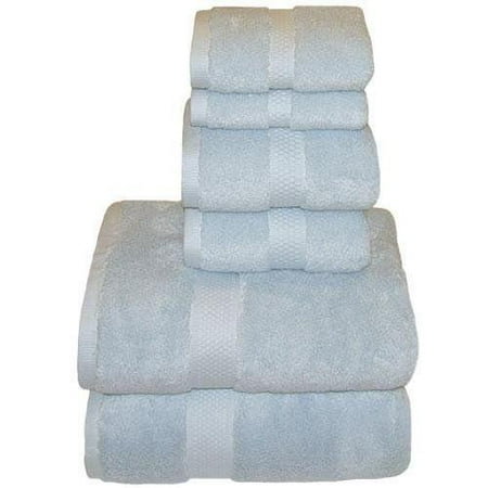 Double Tree Hotel Suites - Smart Luxury Hotel Suite Ice Blue Bath Towel, 30''x58'' (set of 2)