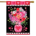 thumbnail image 4 of Briarwood Lane Hearts and Flowers House Flag, 4 of 7