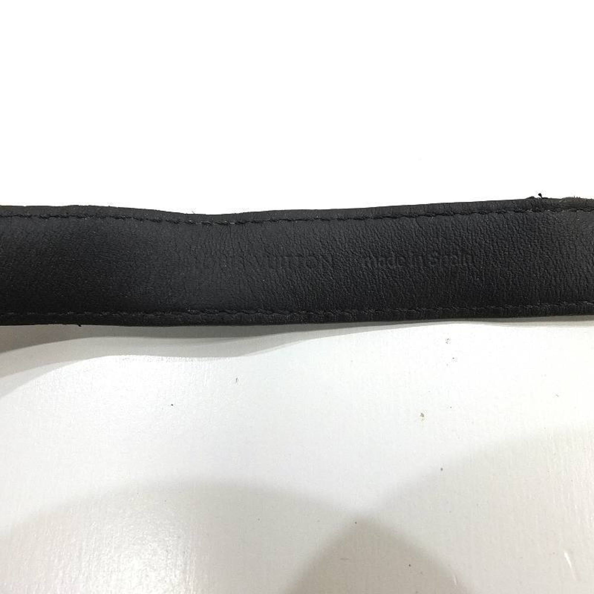 Louis Vuitton Monochain Reverso Bracelet Monogram Eclipse Black in  Canvas/Calf Leather with Aged Silver-tone - US