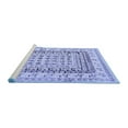 thumbnail image 2 of Ahgly Company Machine Washable Indoor Rectangle Oriental Blue Industrial Area Rugs, 7' x 9', 2 of 4