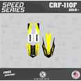 thumbnail image 2 of Kalair GFX Graphics Kit for Honda CRF110F (2019-2024) Speed Series, 2 of 5