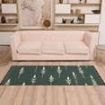 thumbnail image 2 of Yayeee Runner Rug for Bedroom 2'x6' Machine Washable Hallway Non Slip Mat, Dark Green Plants, 2 of 8