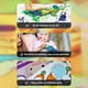 thumbnail image 4 of Children's Magics Seals Color Sticker Toy Cute Animals Shape Press Waterproofs Non Marking Sticker Set Kindergarten Rewards Small Gift, 4 of 6