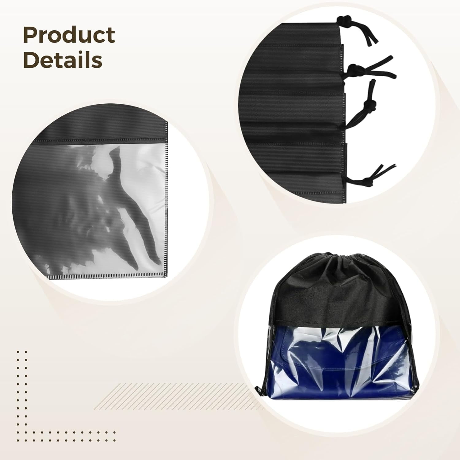 16 Pcs Dustproof Drawstring Storage Bags, Dust Bags for Handbags, Shoe Pouch, Non-Woven Fabric, Ideal for Organizing and Protecting Items