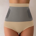 thumbnail image 5 of Resicozy High Waisted Compression Shorts Women Tummy Seamless Support Yoga Fitness Pants Complexion M, 5 of 5