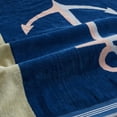 thumbnail image 2 of Great Bay Home Cotton Printed 2-Pack Beach Towel  (2 Pack- 30" x 60", Anchor / Stripe), 2 of 6