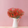 thumbnail image 5 of Coolmade 15 pcs Baby Breath Gypsophila Artificial Flowers Bouquets Fake Real Touch Flowers for Wedding Party Decoration DIY Home Decor 20" Red, 5 of 7