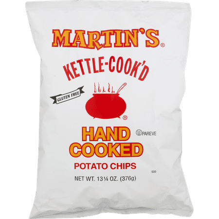 Martin's Kettle-Cook'd Hand Cooked Potato Chips Family Size 13.25 oz. Bag (3 (Family's Best Potato Chips)