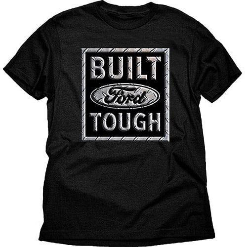 Ford Trucks Built Tough Chrome Big Men's Graphic T-Shirt, up to Size ...