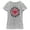 Athletic Heather, variant on Girl's Marvel Captain Marvel Star Symbol Circle Graphic Tee White Medium