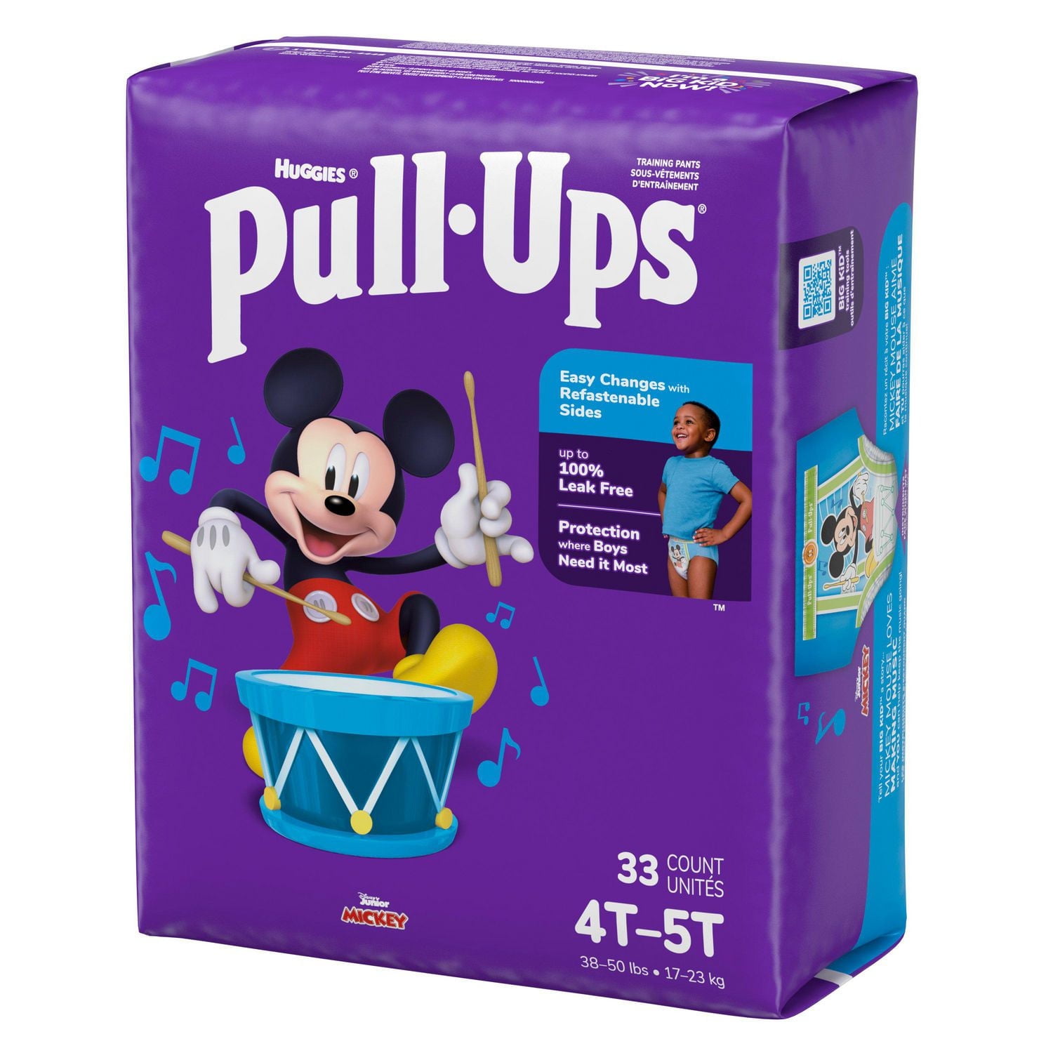 Sous-vêtements d’entraînement Pull-Ups pour garçons, 2T-6T (16 à 50+ livres]), 80-124 sous-vêtements