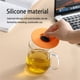 thumbnail image 5 of Tapa de Taza Wosthever con Soporte para Cuchara Accesorio a Prueba de Fugas Naranja, 5 of 6