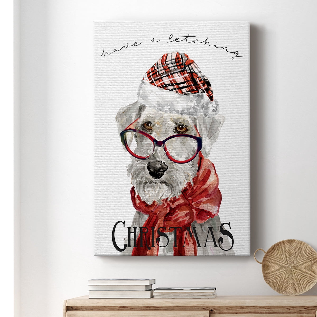 Have a Fetching Christmas Premium Gallery Wrapped Canvas - Ready to Hang
