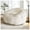 Beige, variant on MOONMISS Round Floral Bean Bag Chair Large Soft Body-Contouring Lounger for Living Room Bedroom,Pink