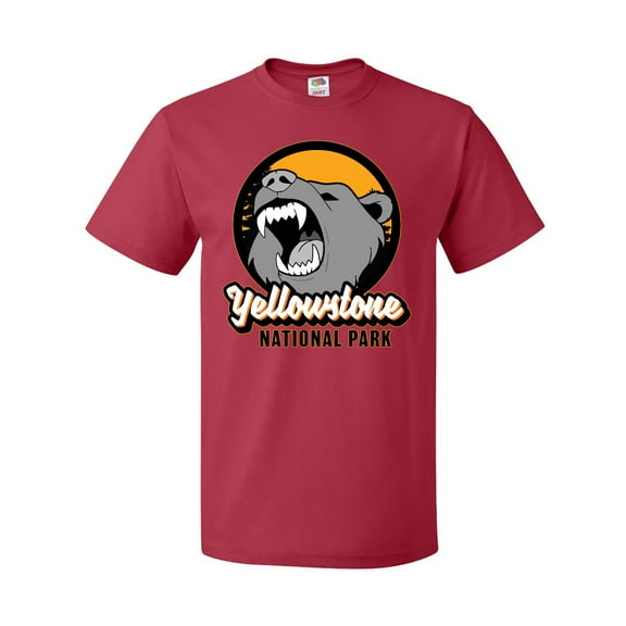 Inktastic Yellowstone Growling Bear T-Shirt