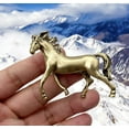 thumbnail image 3 of Miniature Bronze Metal Stallion Horse Figurine, 3 of 4