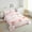 Pink, variant on Erosebridal Animals Pig Bedding Twin Comforter Set, Flower Floral Comforter Sets Twin Size, Pink Buffalo Reversible Down Comforter, Microfiber Bedroom Decor, 2-Piece
