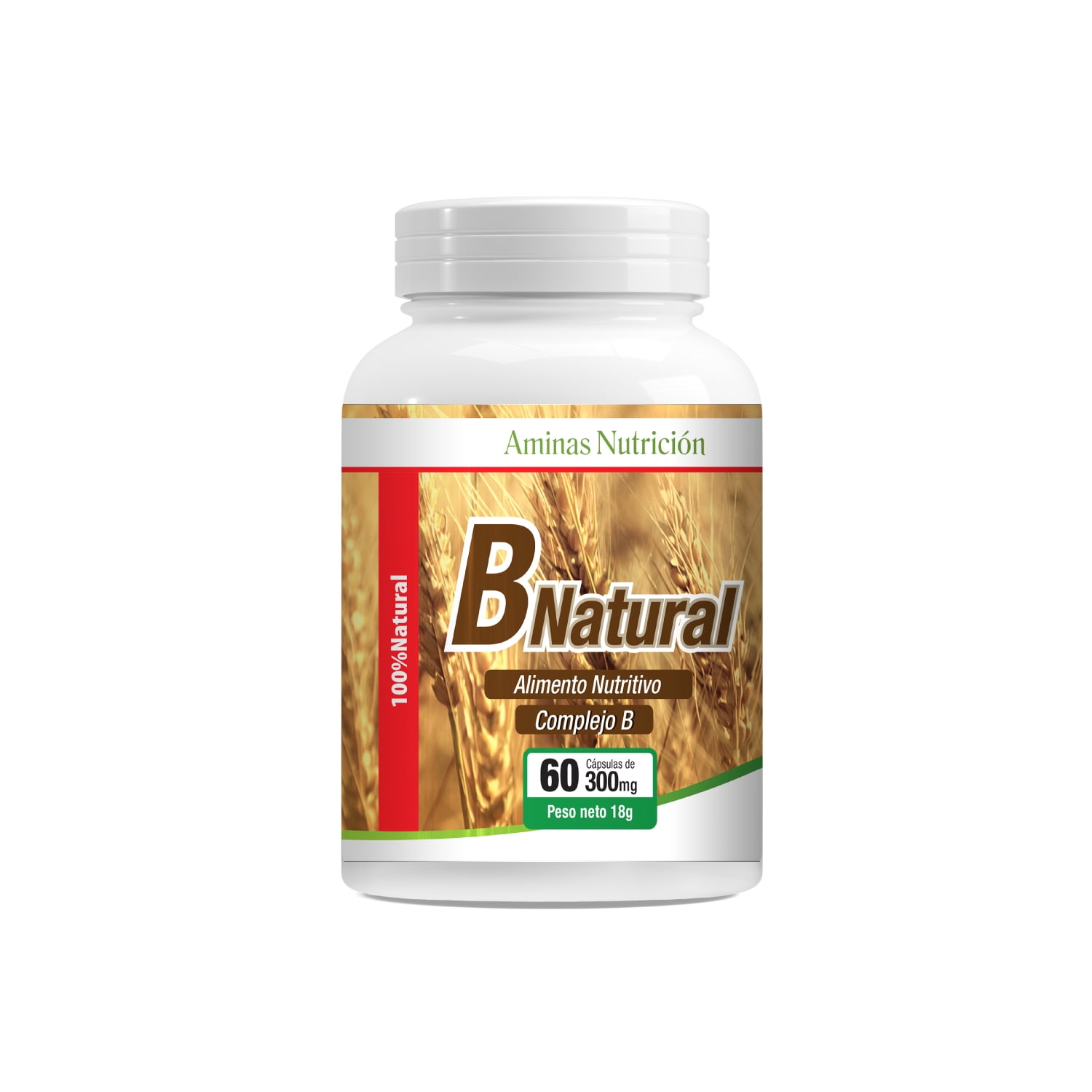 Vitamina - B Natural - 60 Cápsulas De 300Mg