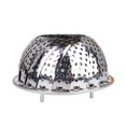 thumbnail image 1 of Homeholiday Stainless Steel Folding Food Steamer Multifunctional Foldable Steaming Rack Vegetable Fruit Basket, 1 of 8