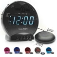 thumbnail image 1 of Reloj despertador Sonic Alert Sonic Bomb con agitador de cama negro, 1 of 8
