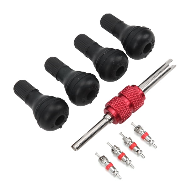 Kit De Reparación De Neumáticos, Anodizado Profesional Montaje De Hebilla Kit De Reparación De Boquillas De Válvulas Automotrices Portátil Para Reparación De Boquillas De