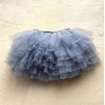 thumbnail image 1 of 7-8 años 140BlueBaby niñas falda tutú marrón súper esponjosa 6 capas pettiskirt princesa ballet danza faldas niños tul falda navidad ropa infantil esquí esquí Gafas de esquí, 1 of 5