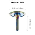 thumbnail image 4 of MasteelfCA 1 Set Titanium Alloy Bike Bowl Cover Practical Bike Front Fork Stem Cover, 4 of 8
