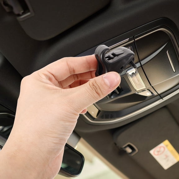 DEEPCRAFF Universal Sun Visor Clip Secure Grip Durable Materials Black