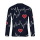 thumbnail image 5 of Blusas y camisas de manga larga y cuello redondo para hombre, camisetas casuales con estampado de moda y cuello redondo, blusas de licra de manga corta para hombre., 5 of 5