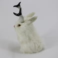 thumbnail image 3 of Almencla 6 Inch Lifelike Jackalope Rabbit Realistic ry Figure Pet Toy Home, 8 X 8 X 17 White, 3 of 8