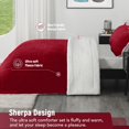 thumbnail image 3 of UltraSoft Twin Comforter Set with Pillow Sham Piece Set Plush Warm Fall Winter Bedding Comforter Sets, 3 of 6
