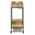 thumbnail image 5 of Simpli Home Simons Bar Cart in Natural, 5 of 9