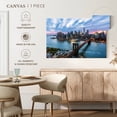 thumbnail image 5 of Elephant Stock New York Last Light Wall Art - Horizontal Canvas Wall Art - Living Room Wall Decor - Places Canvas - Purple And Brown Decor By Matteo Colombo - 39" x 26", 5 of 8