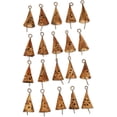 thumbnail image 6 of Vivanta 20 Pcs Christmas Bells – 2.25" Handmade Tin Jingle Bells – Rustic Gold Farmhouse Witch Bell – Boho Holiday Ornaments & DIY Craft Decorations, 6 of 6
