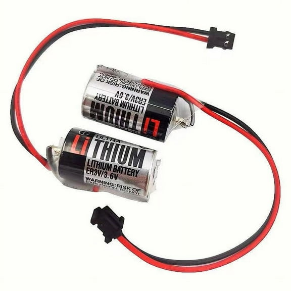 2pcs ER3V 3.6V 1000mAh PLC Lithium Battery Replacement for Toshiba JZSP-BA01 New