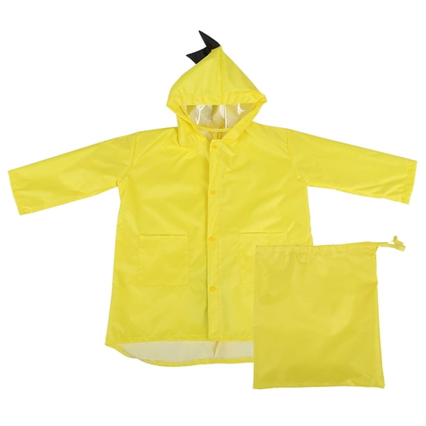Lindo Patrón De Dinosaurio Niños PVC Impermeable Niño Niña Ropa Impermeable Dibujos Animales Impermeable Amarillo L