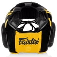 thumbnail image 4 of Casco Fairtex Super Sparring Diagonal Vision negro/dorado, 4 of 4