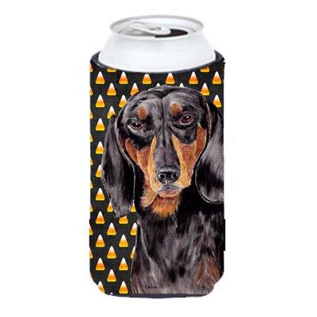 

Dachshund Candy Corn Halloween Portrait Tall Boy Hugger - 22 To 24 oz.