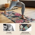 thumbnail image 4 of Pioneer Flower Floral Print Pattern Hot Yoga Mat Towel Non Slip for Hot Yoga - Quick-Drying Yoga Mat Cover with 4 Corner Pockets with Travel Bag - Hot Yoga Towel Non Slip 74"x26", 4 of 6