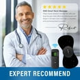 thumbnail image 3 of Wireless Neck Massager, Rechargeable Mini Massager TENS EMS Unit Muscle Stimulator Electric Pulse Massager for Neck Shoulder Back, Remote Control with 6 Modes, 3 of 8