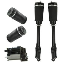 TRQ 5 Piece Air Suspension Kit Front Shock Assemblies w/ Rear Springs for MB New PAA80072