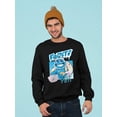 thumbnail image 2 of Frozeti the Yeti - Cool Dippin’ Dots Ice Cream Graphic Men's Sweatshirt, 2 of 4