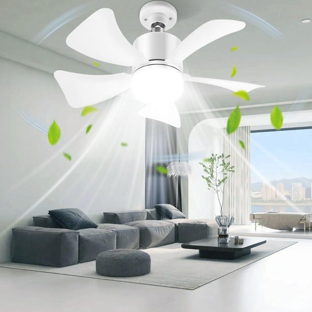 Ventilador de Techo con Luces LED Regulable 3000 Lúmenes y Mando a Distancia 3 Colores y Velocidades