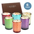thumbnail image 2 of Holiday Gift, Christmas Candles Cented Candles in Glass Made of Organic 100% Soy Wax, 2 inches Diameter and Burning Time 12-15 Hours, for Aromatherapy - Orchid/Mint/Lemon/Rose/Lavender/Vanilla Gift, 2 of 8