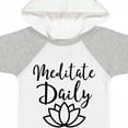 thumbnail image 4 of Inktastic Meditation Yoga Meditate Daily Resolution Boys or Girls Baby Bodysuit, 4 of 5
