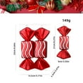 thumbnail image 1 of 2PCS Party  Candy Ball Simulation Spiral Modeling Pendant Small Shatterproof Balls Pendant for Home Office Table Decoration, 1 of 5