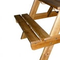 thumbnail image 2 of Farmhouse Style Kids Indoor Outdoor Picnic Table, Brown, 2 of 5