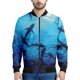 thumbnail image 3 of Ropa de diseñador para hombre, chaquetas de bombardero con estampado 3D de tiburón para hombre y mujer, chaqueta de vuelo, abrigo de cuello alto estilo hip hop callejero con cremallera, tops de gran t, 3 of 5